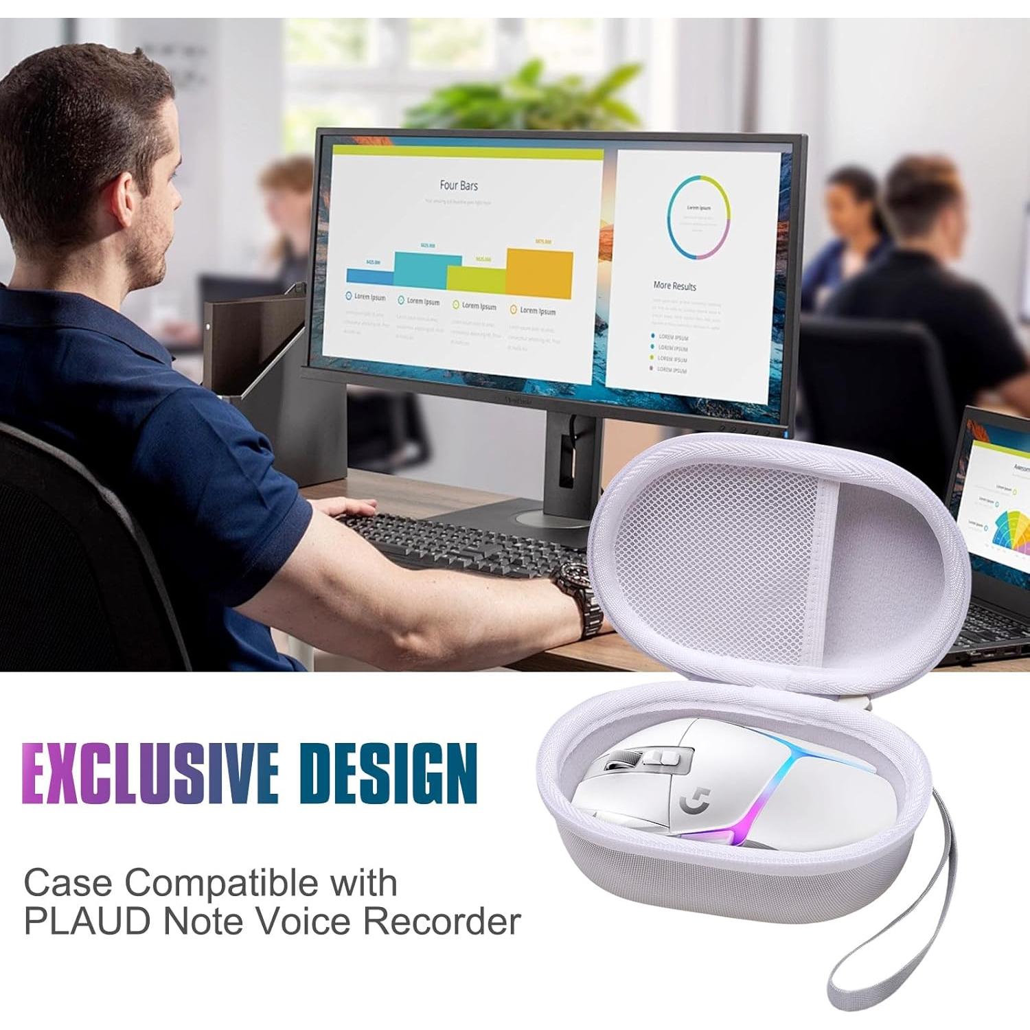 Funda Protectora para Ratón Gaming Logitech G502 y Más - Blanco