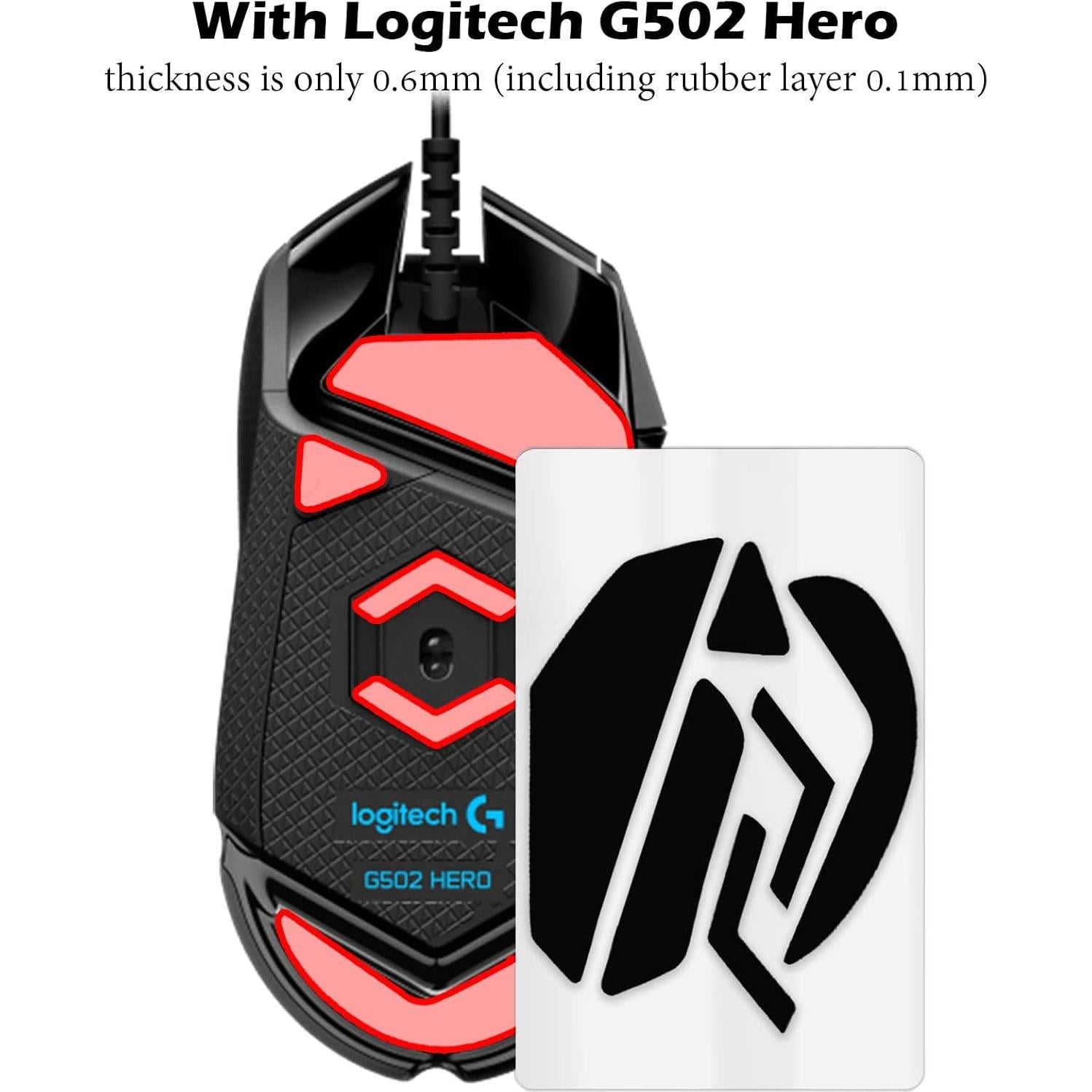 Patas de Ratón HESSION para Logitech G502 - Reemplazo Teflón
