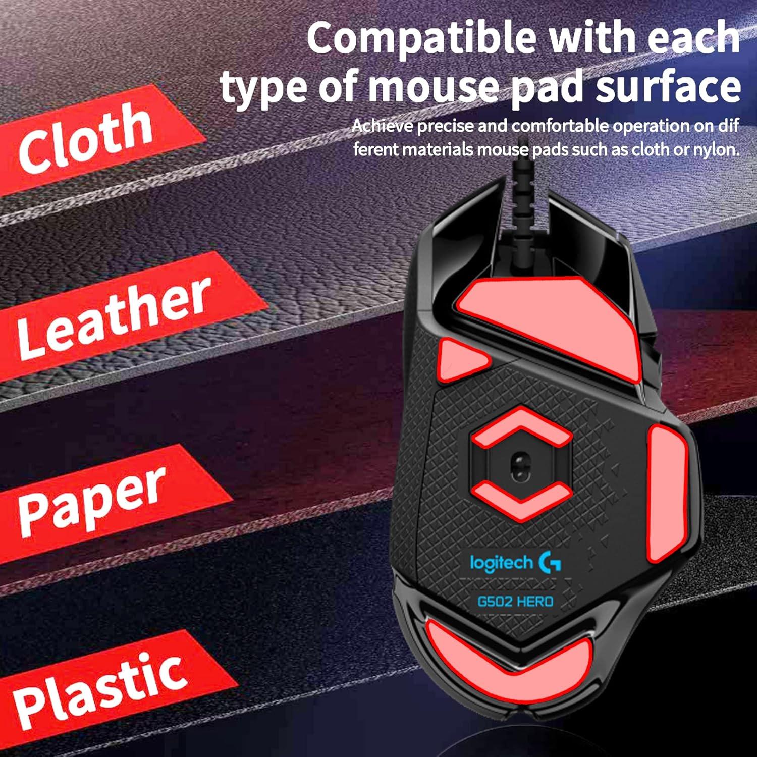 Patas de Ratón HESSION para Logitech G502 - Reemplazo Teflón