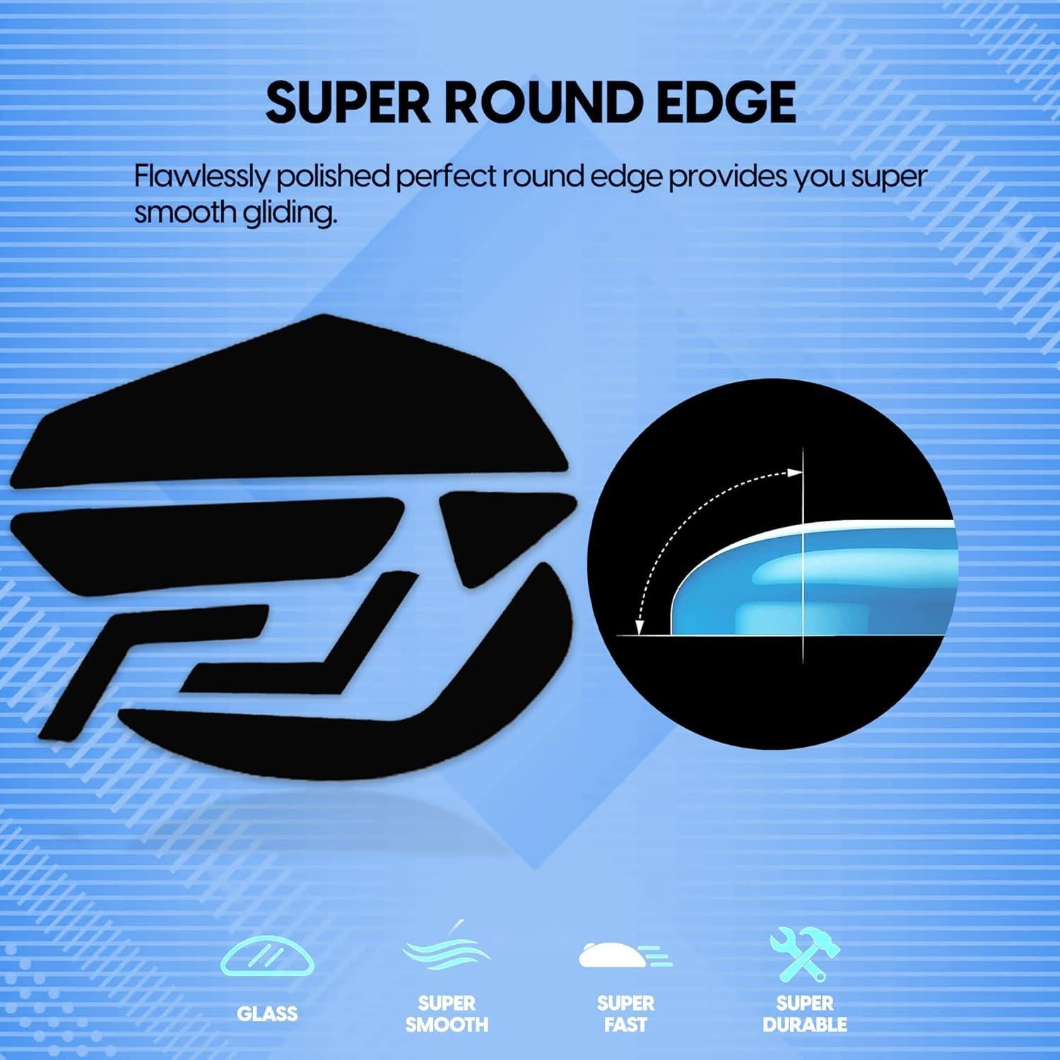 Patas de Ratón HESSION para Logitech G502 - Reemplazo Teflón