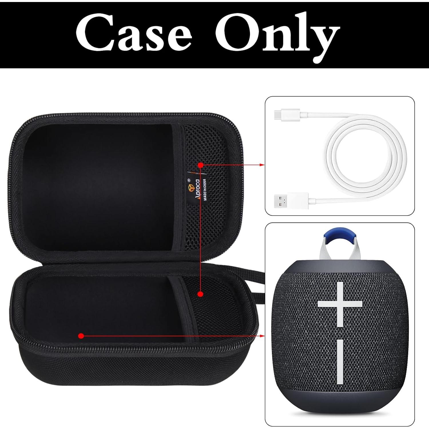 Funda Dura Aproca para Altavoz Bluetooth Ultimate Ears WONDERBOOM 4/3 - Negra