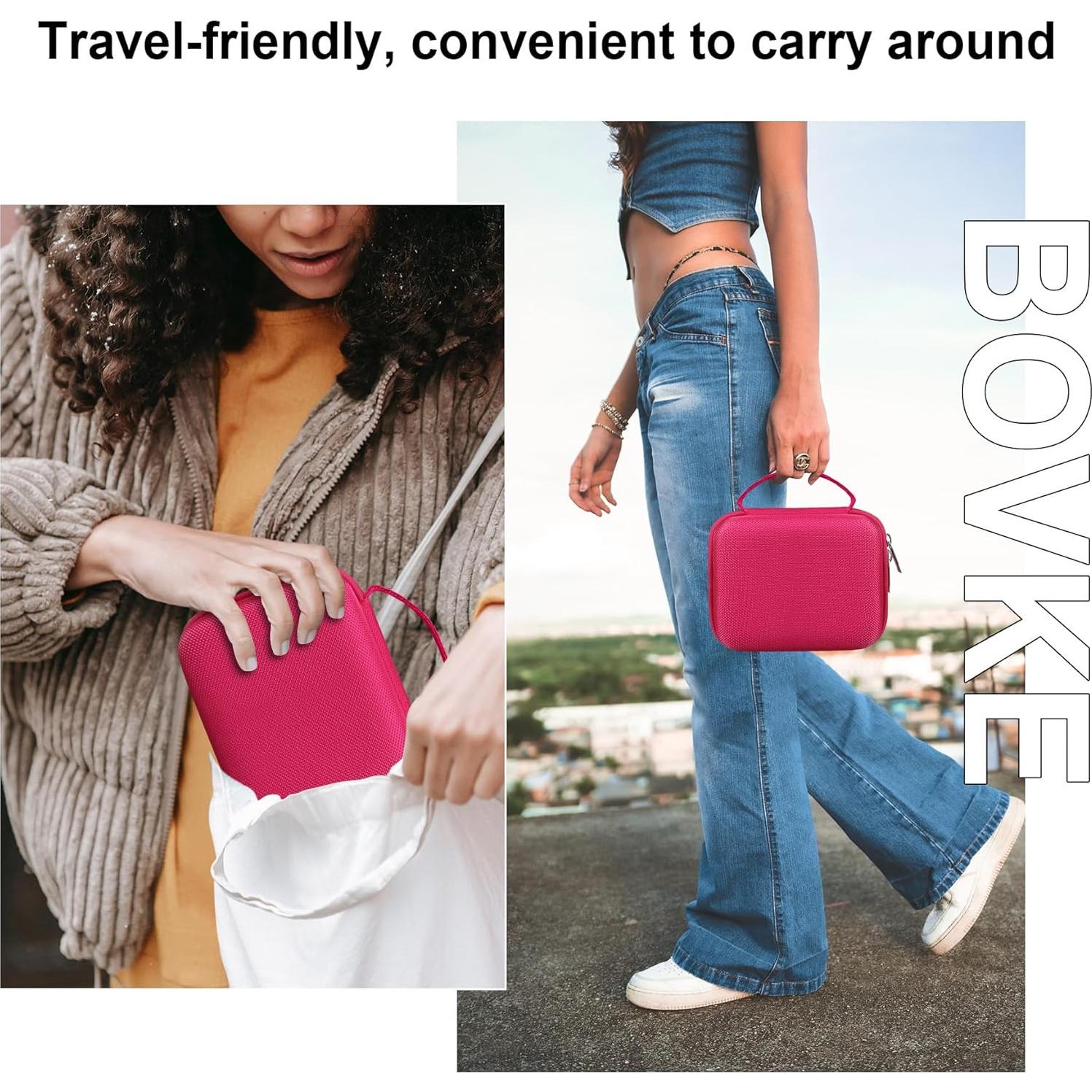 Funda de Viaje BOVKE para Altavoz UE WONDERBOOM 4 Rosa