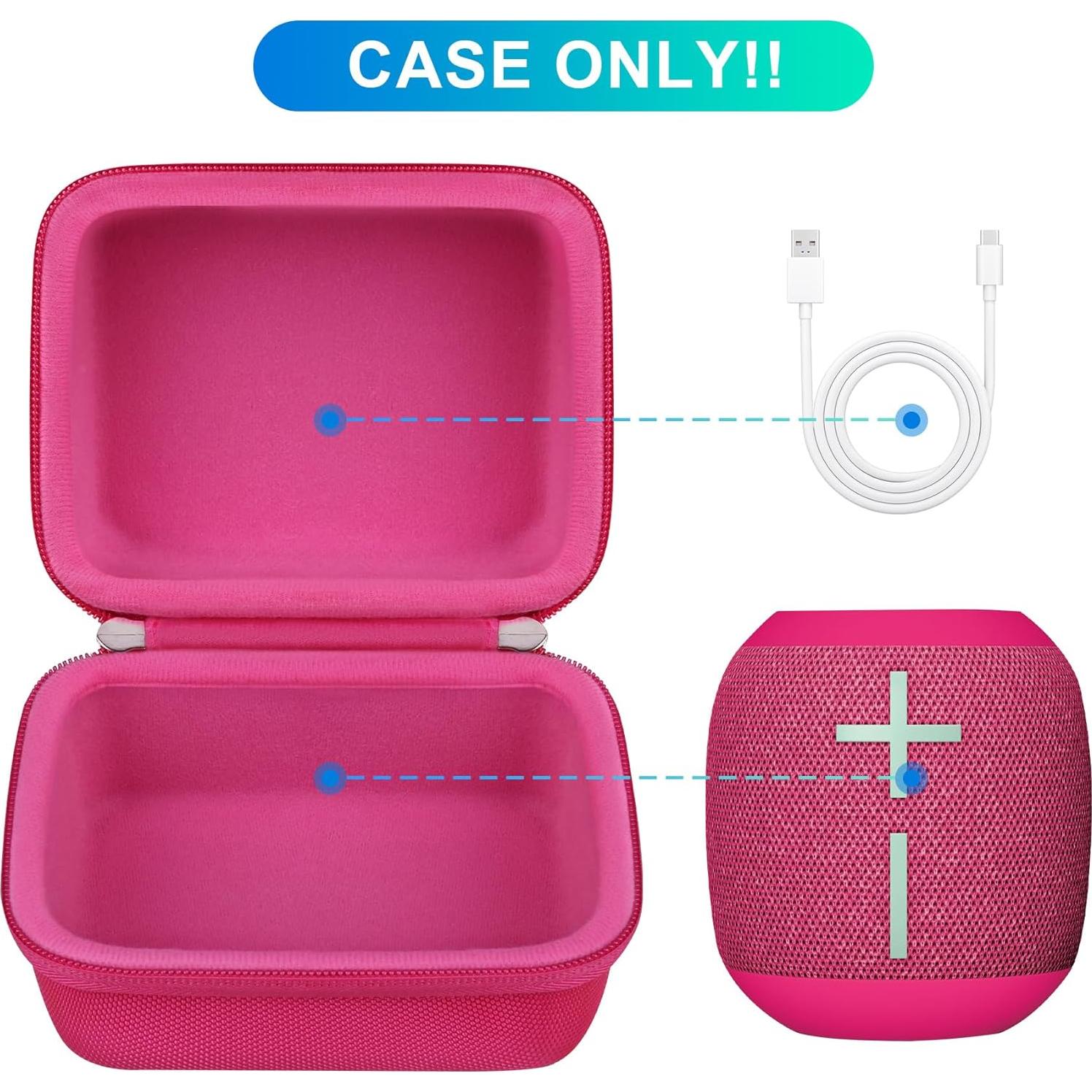 Funda de Viaje BOVKE para Altavoz UE WONDERBOOM 4 Rosa