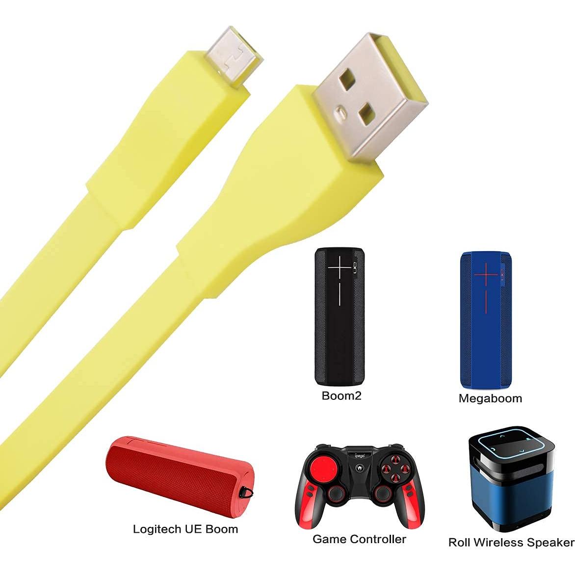 Cable de Carga Micro USB Alitutumao para Logitech UE Boom 60cm