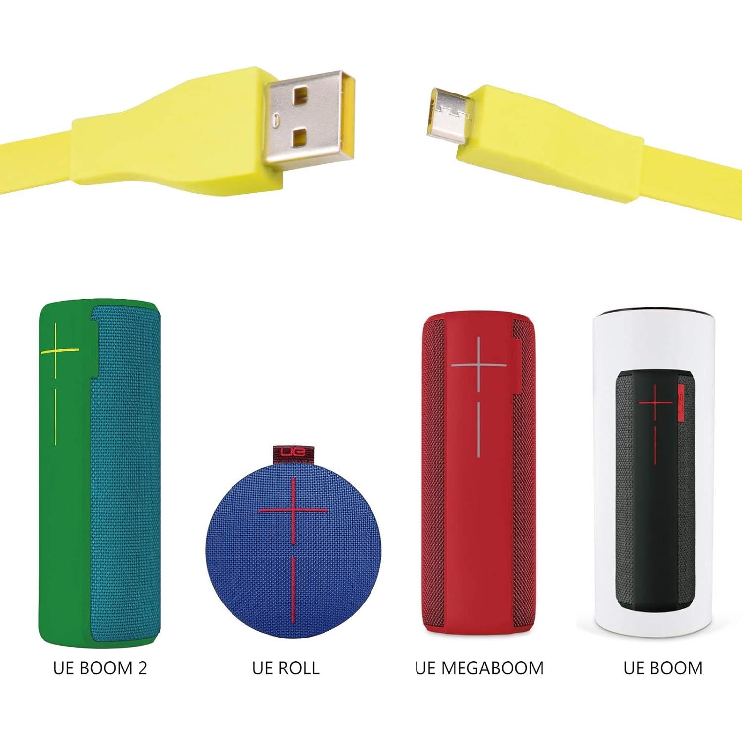 Cable de Carga Micro USB Saipomor 1.2m para UE Boom 3 y Megaboom 3
