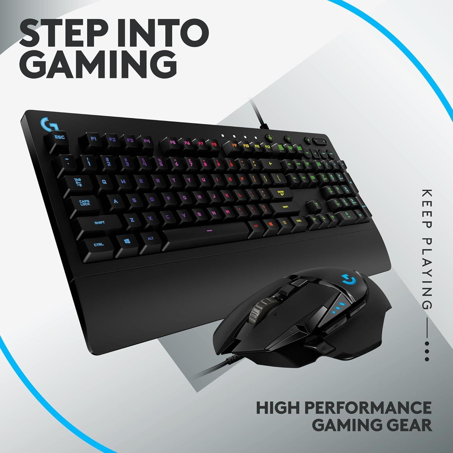 Combo Gaming Logitech G502 Hero y G213 Prodigy RGB - Ratón y Teclado