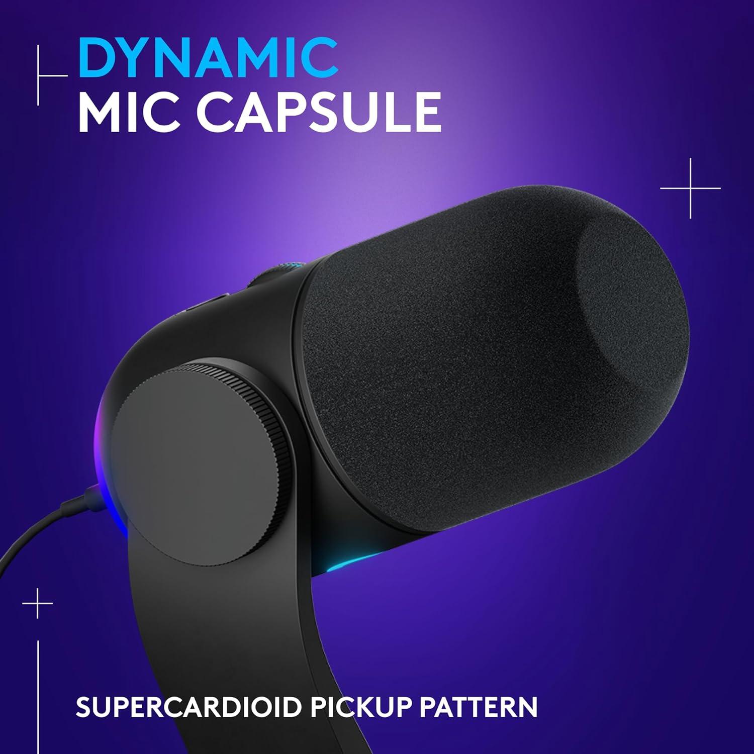 Combo Ratón Inalámbrico Logitech G502 X Plus + Micrófono Yeti GX RGB