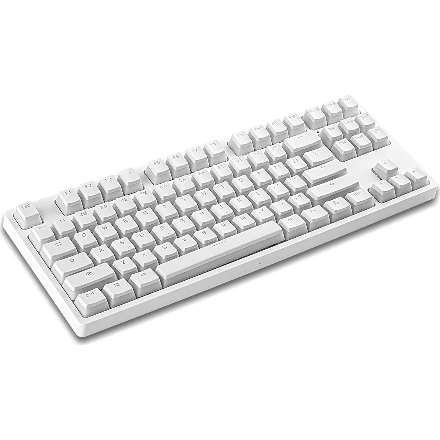 Tapas de Teclado Mecánico Happy Balls PBT Doubleshot Blanca