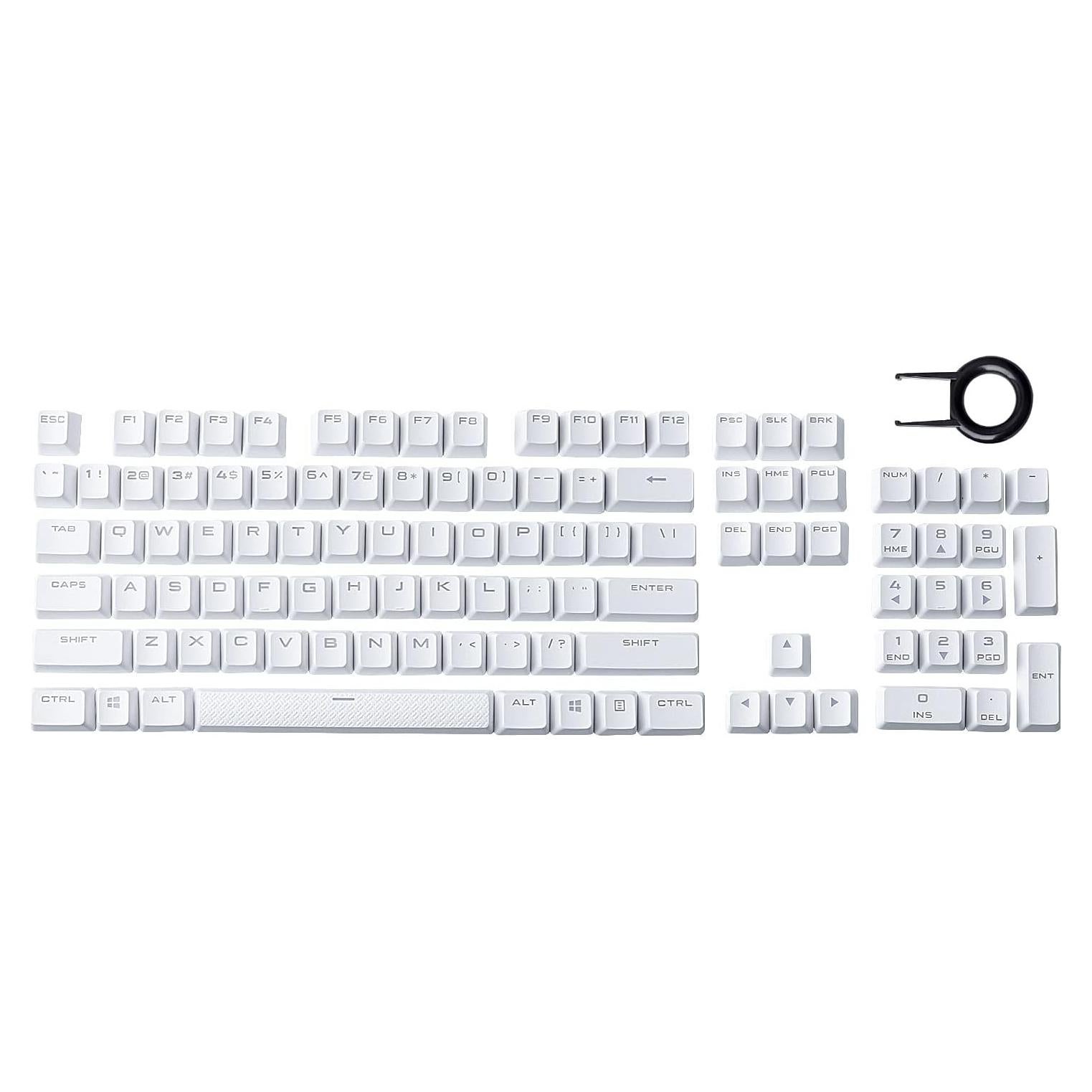 Juego de Teclas PBT Doble Tiro 104 Teclas HUYUN para Corsair K70 RGB