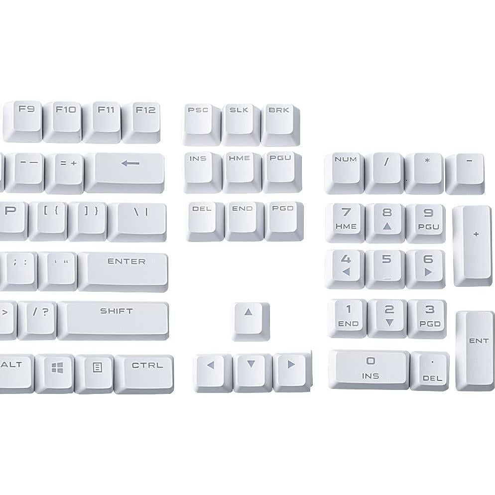 Juego de Teclas PBT Doble Tiro 104 Teclas HUYUN para Corsair K70 RGB