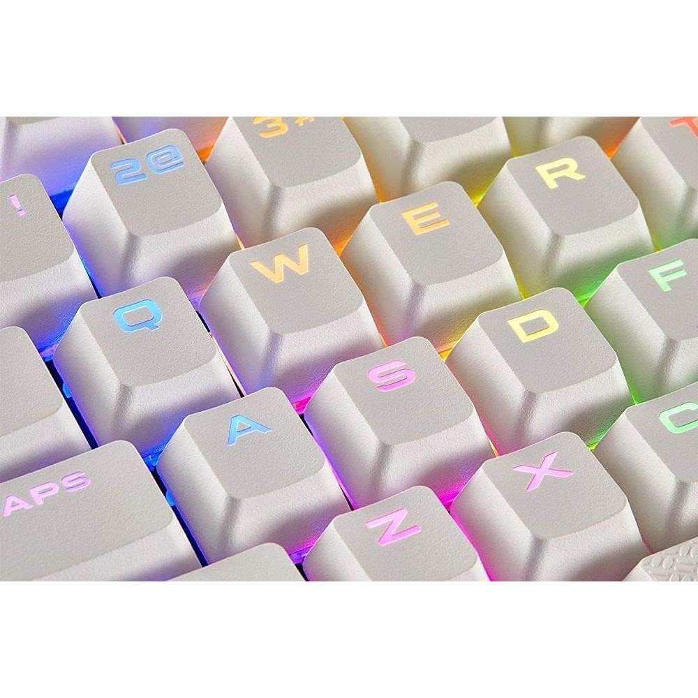 Juego de Teclas PBT Doble Tiro 104 Teclas HUYUN para Corsair K70 RGB