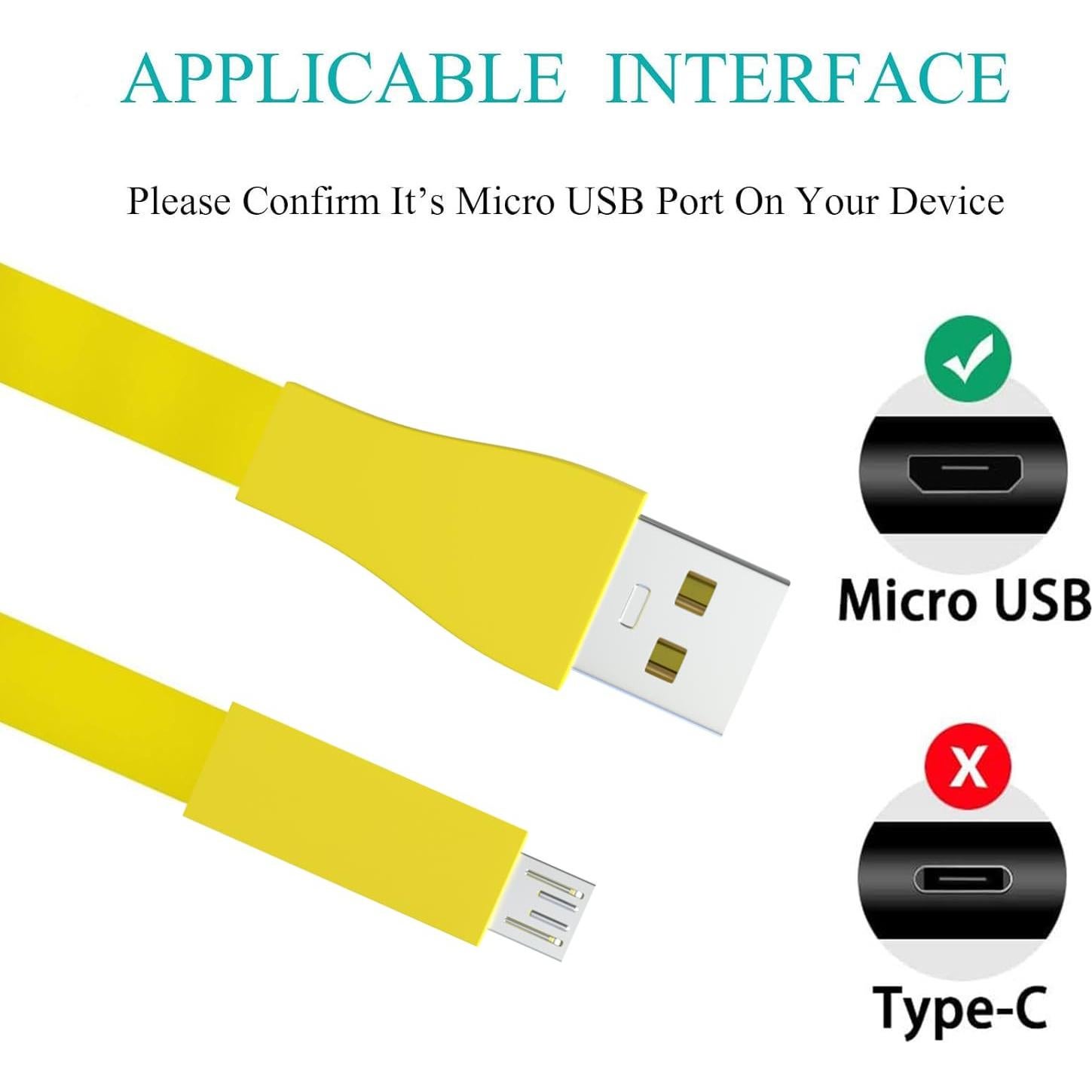 Cable de Carga Micro USB Arzweyk 1.2m para Altavoces UE Boom