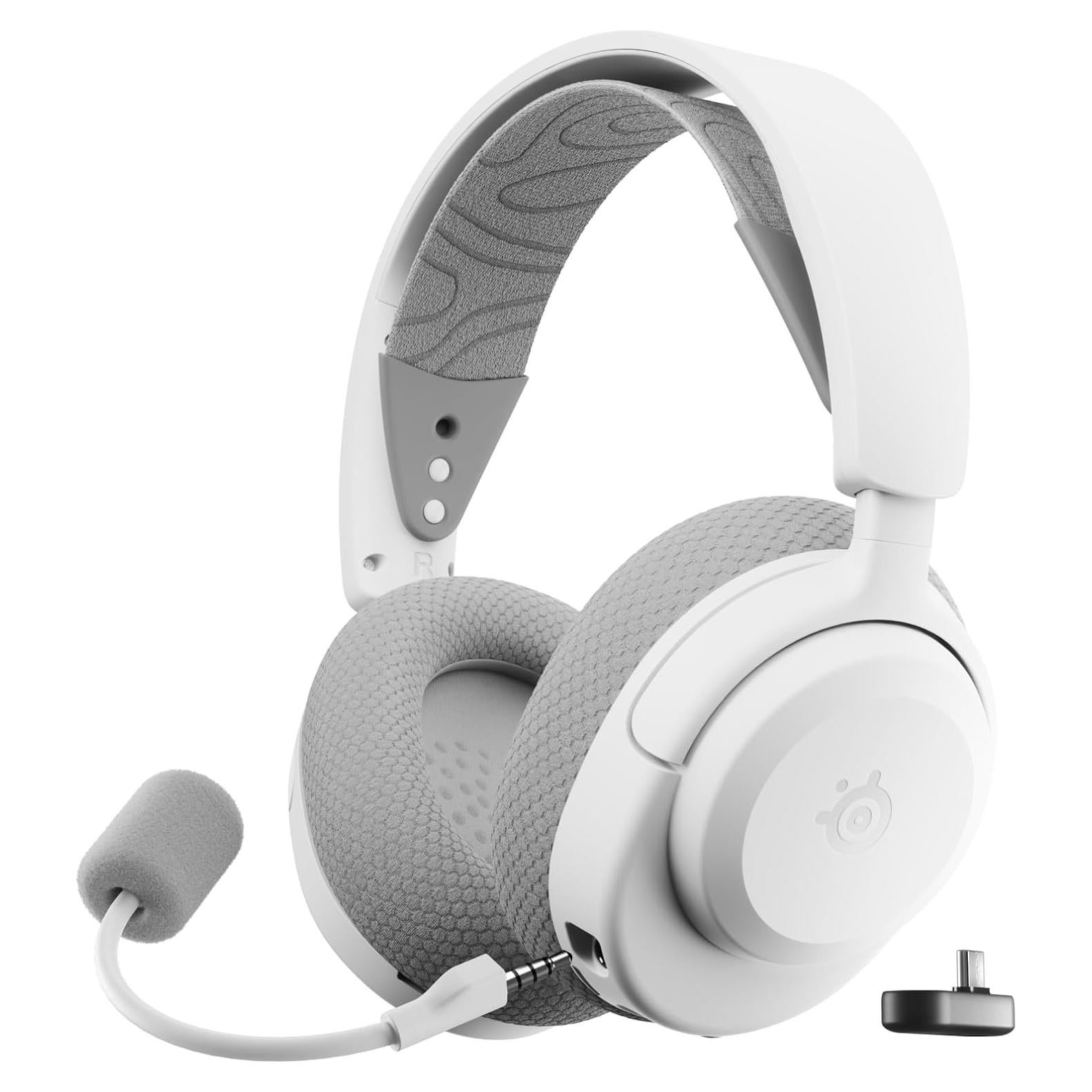 Auriculares Gaming Inalámbricos SteelSeries Arctis Nova 3X - 40h Batería - Bluetooth y 2.4GHz - Blanco