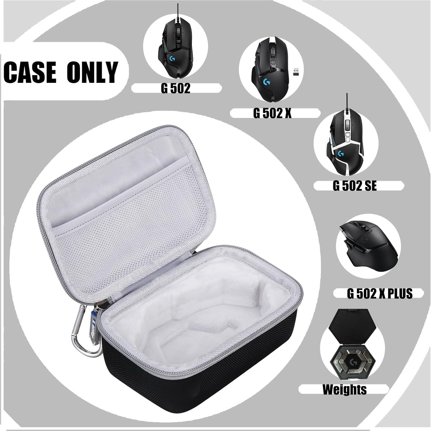 Funda de Transporte para Ratón Logitech G502 Hero - Negro