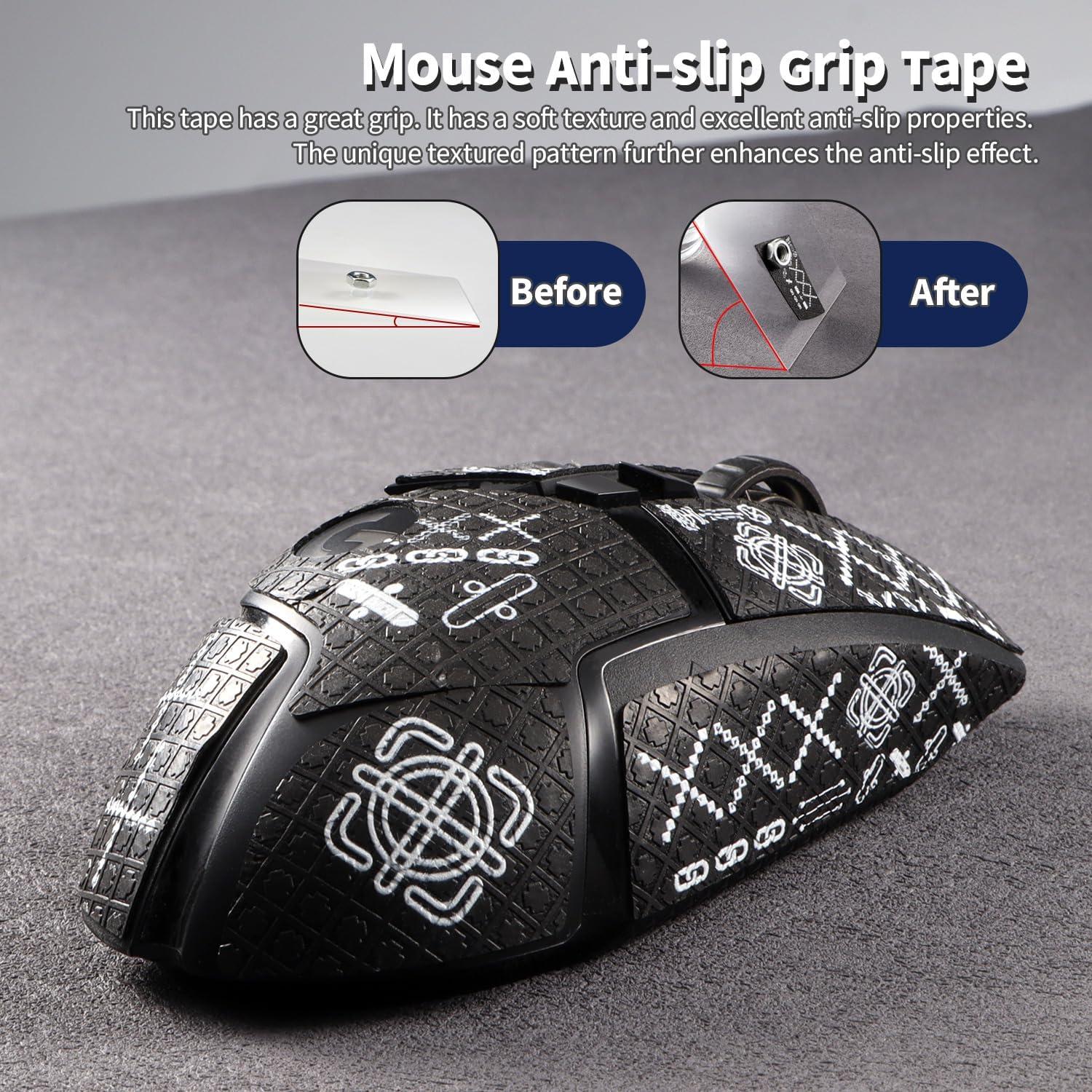 Cinta de Agarre Antideslizante IMMOENUC para Logitech G502