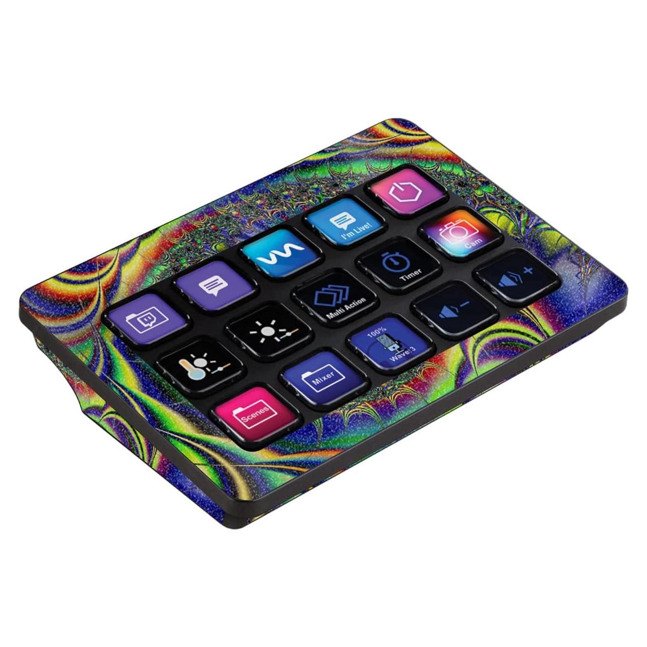 Piel Brillante MightySkins para Elgato Stream Deck MK.2 - Ácido