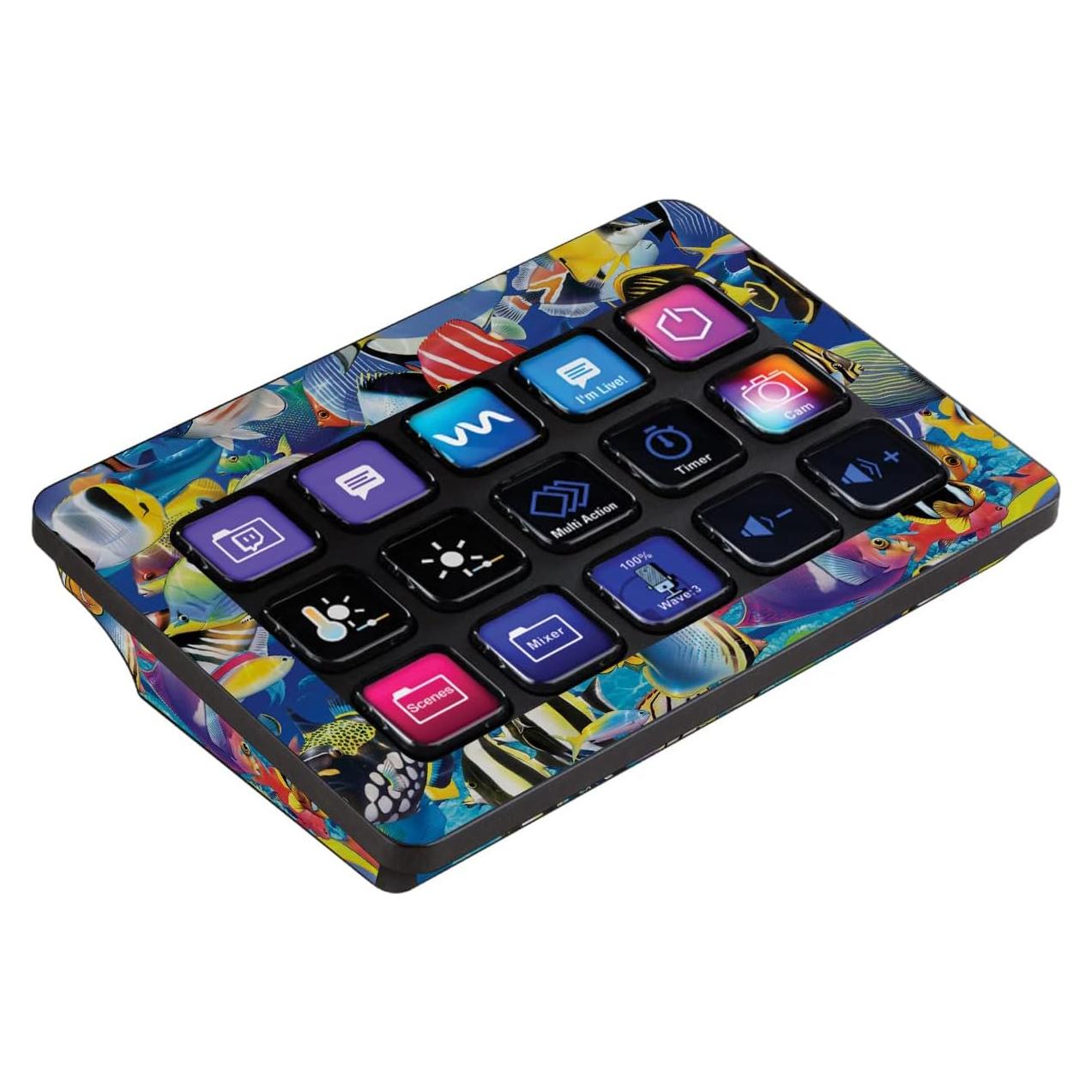 Piel de Vinilo MightySkins para Elgato Stream Deck MK.2 - Pez Tropical