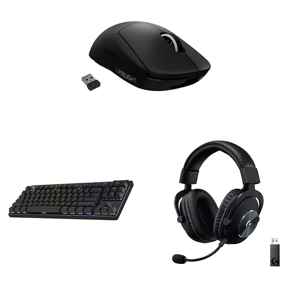 Kit Gaming Inalámbrico Logitech G Pro X: Ratón, Teclado y Auriculares