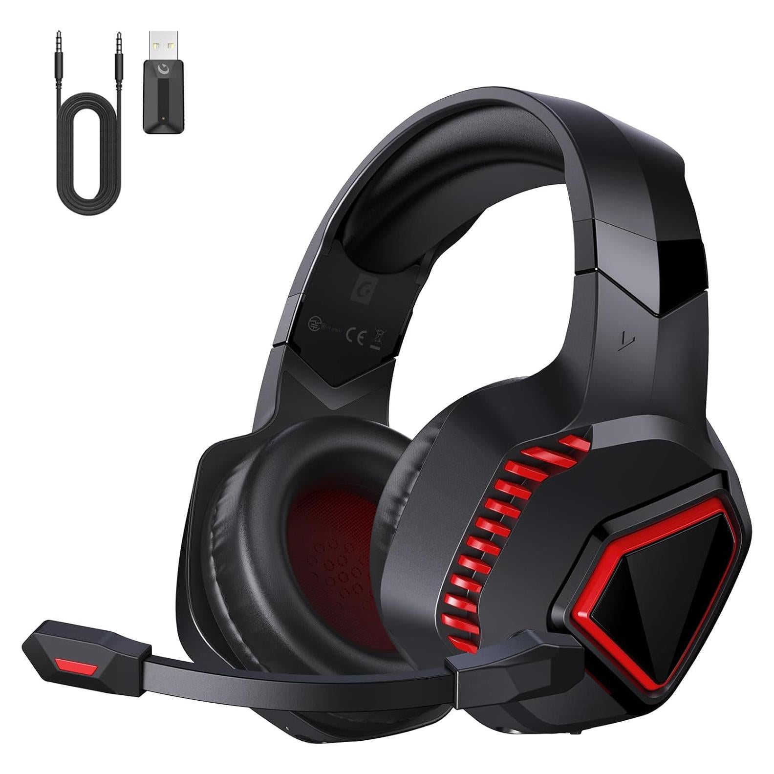 Auriculares Gaming Inalámbricos GMRPWNAGE Captain 100 Rojo