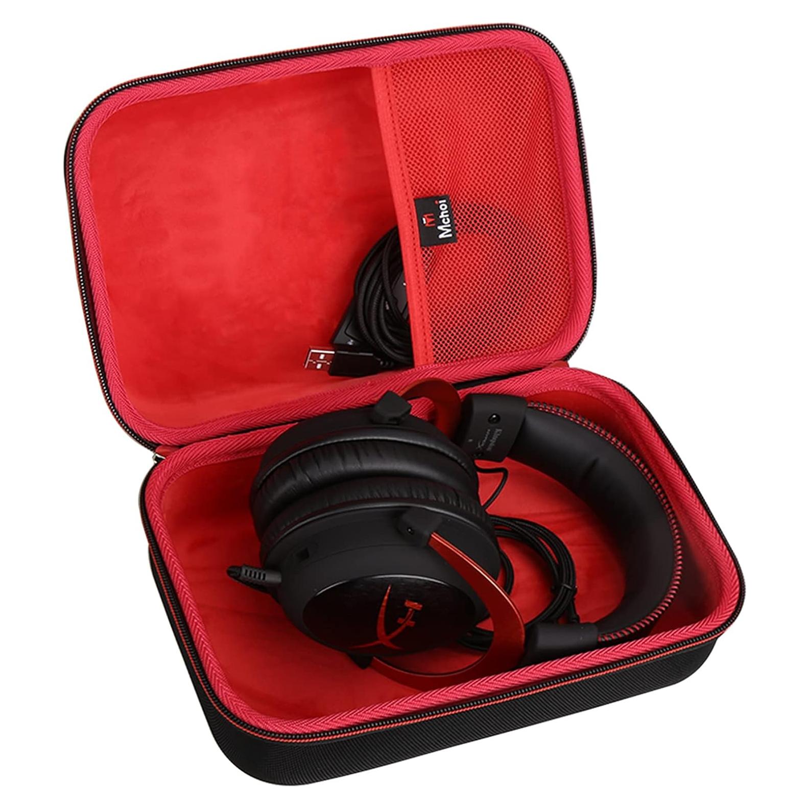 Funda Dura Portátil Mchoi para Auriculares HyperX Cloud I II