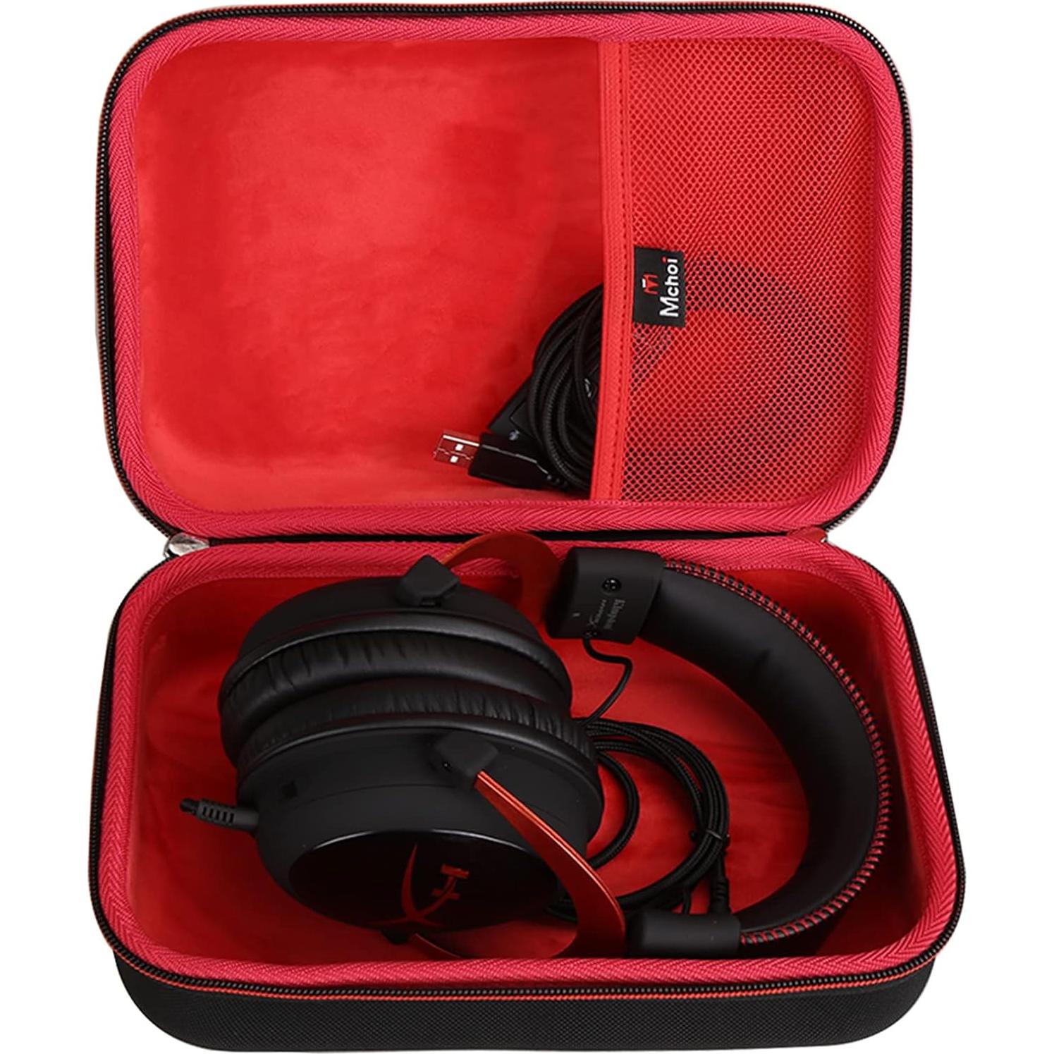 Funda Dura Portátil Mchoi para Auriculares HyperX Cloud I II