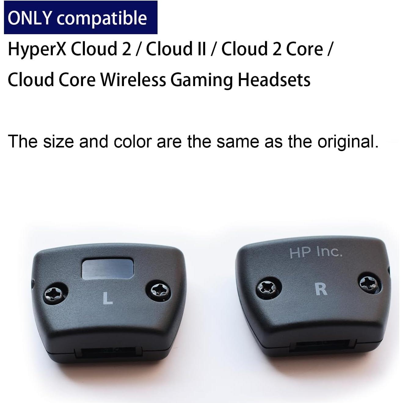 Clamps de bisagra LYSvvx para auriculares HyperX Cloud II