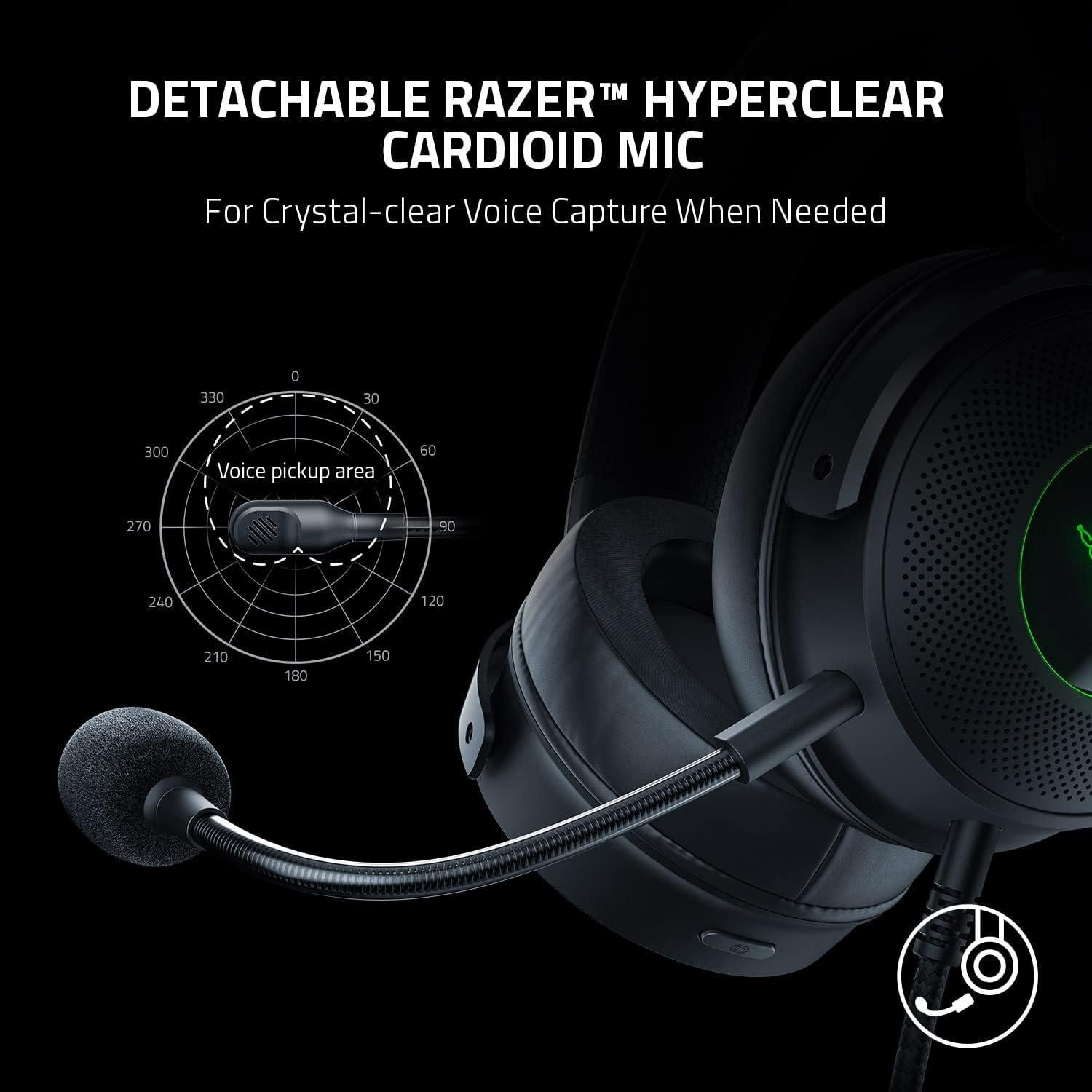 Auriculares Gaming Razer Kraken V3 HyperSense USB 343g
