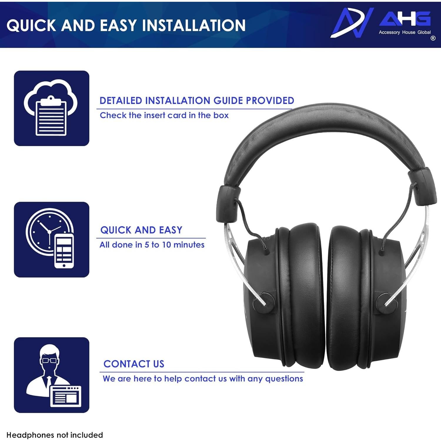 Almohadillas de Repuesto AHG para Auriculares HyperX Cloud