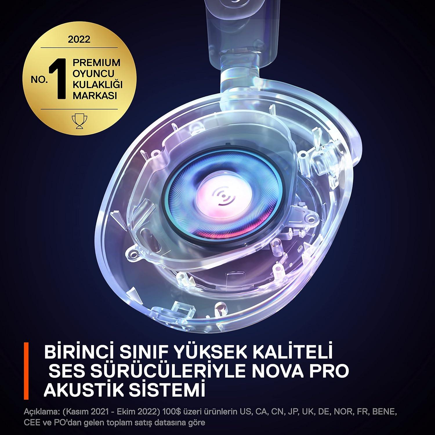 Auriculares Gaming SteelSeries Arctis Nova Pro - Audio 360°
