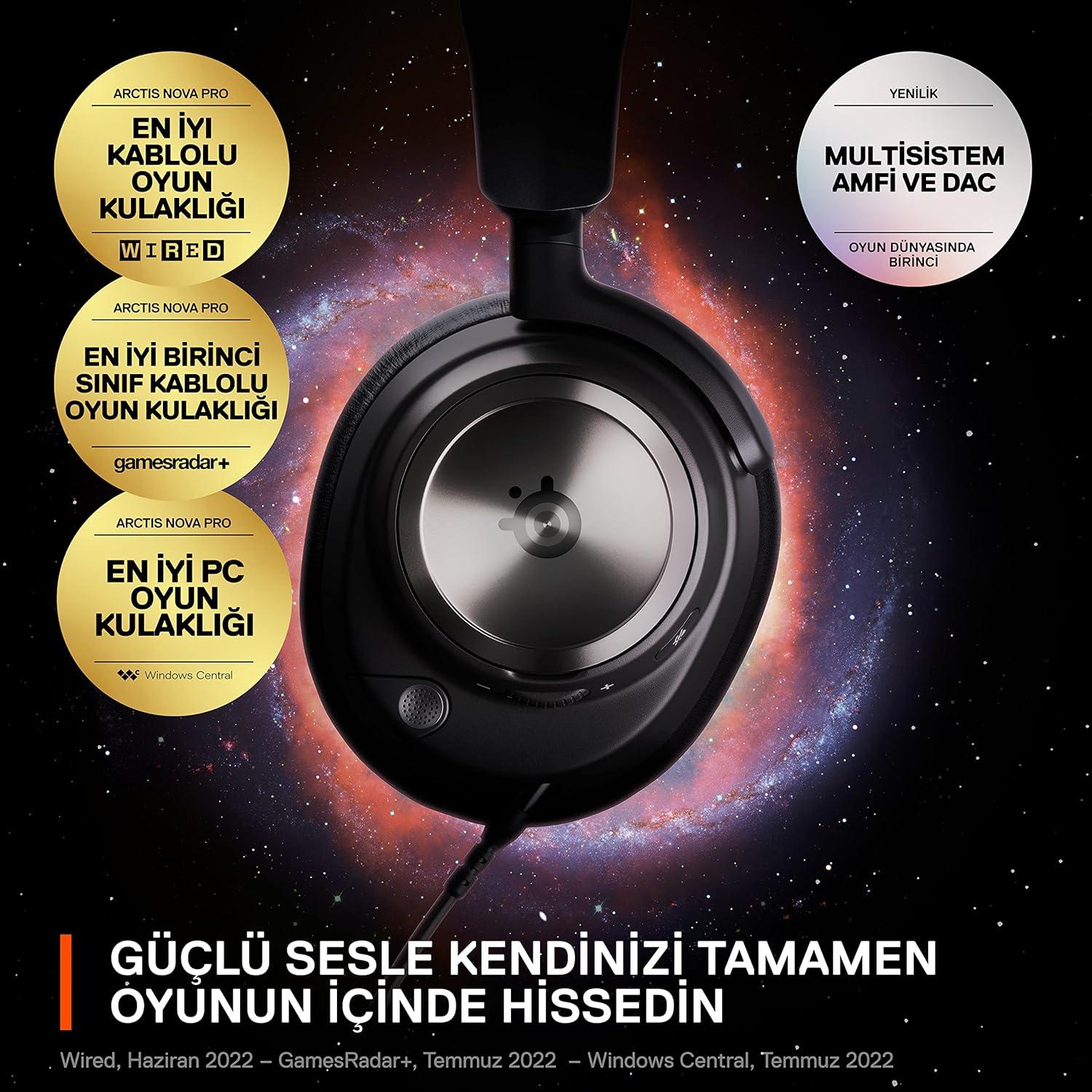 Auriculares Gaming SteelSeries Arctis Nova Pro - Audio 360°
