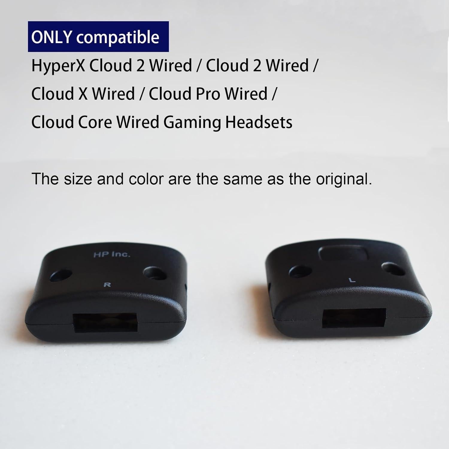 Clamps de bisagra LYSvvx para HyperX Cloud II - Repuesto