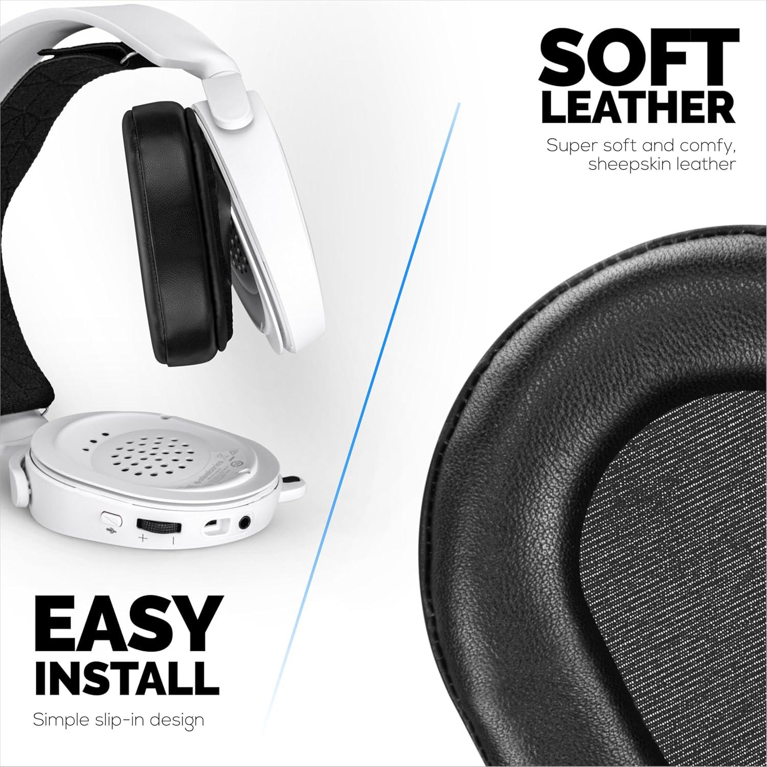 Almohadillas de piel de oveja Brainwavz para Steelseries Arctis 1-9
