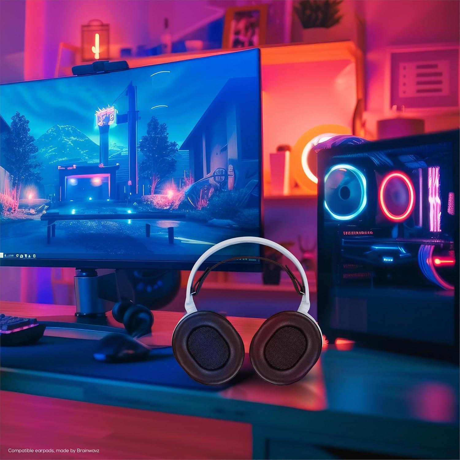 Almohadillas de piel de oveja Brainwavz para Steelseries Arctis 1-9