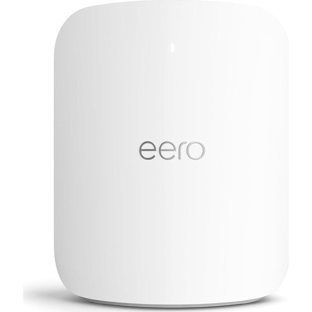 Amazon eero Max 7 mesh wifi system with 1 month free eero for Business (auto-renews annually) - Supports internet plans up to 10 Gbps, Coverage up to 7,500 sq. ft., Connect 750+ devices, 3-pack