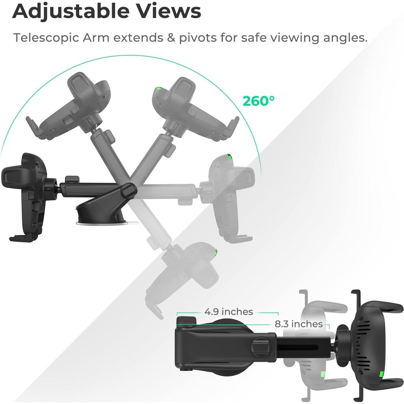 Cargador Inalámbrico para Auto iOttie Easy One Touch 2 Qi