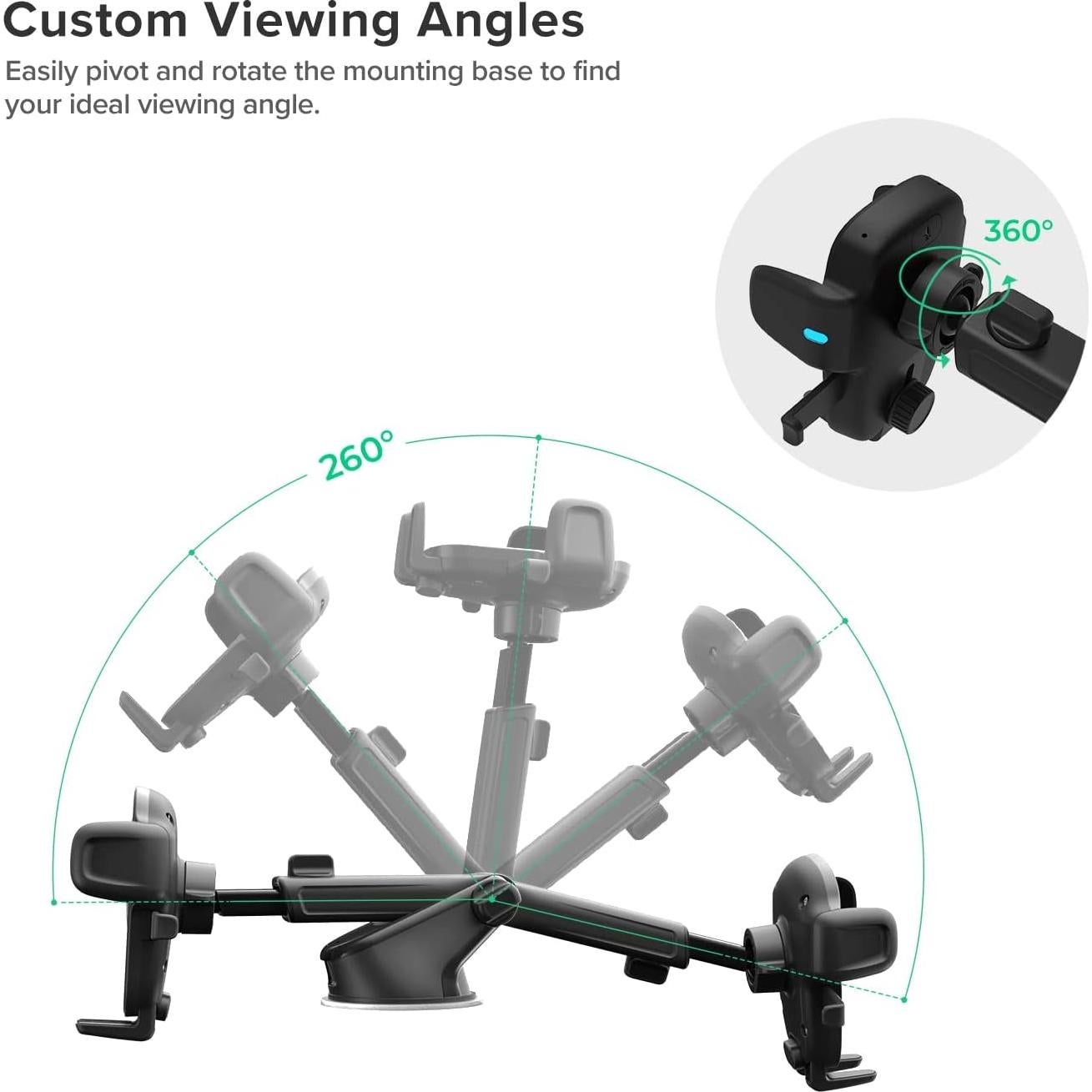 Soporte de Tablero iOttie EOT 5 con Brazo Telescópico