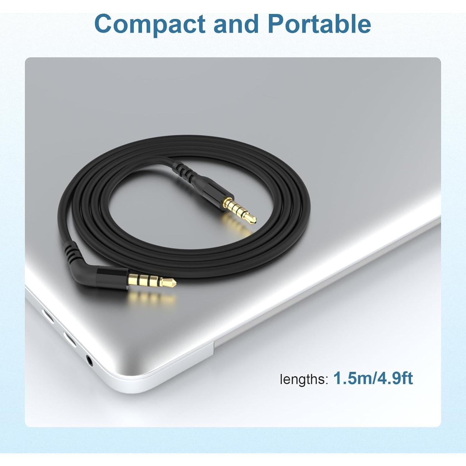 Cable de Audio 3.5mm Saipomor para Auriculares SteelSeries Arctis