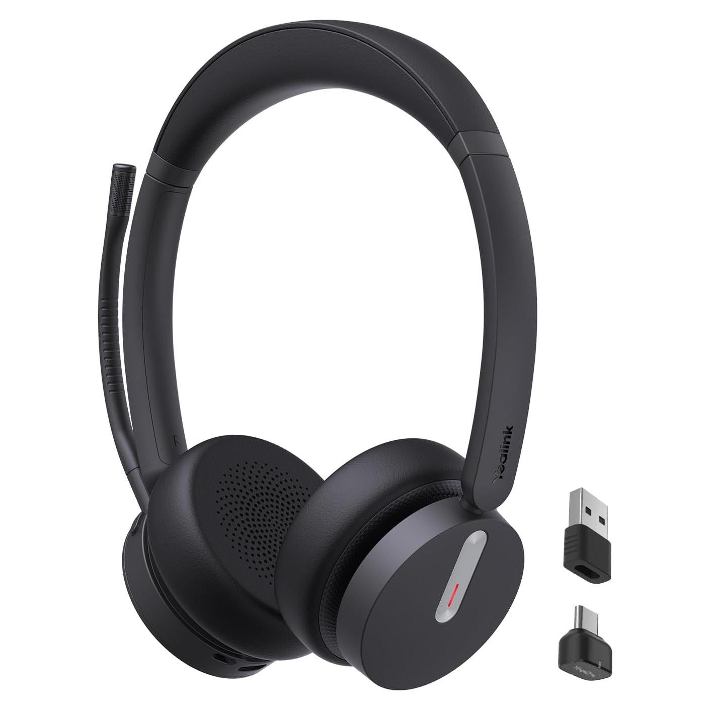 Auricular Inalámbrico Bluetooth Yealink BH70 Doble con Micrófono