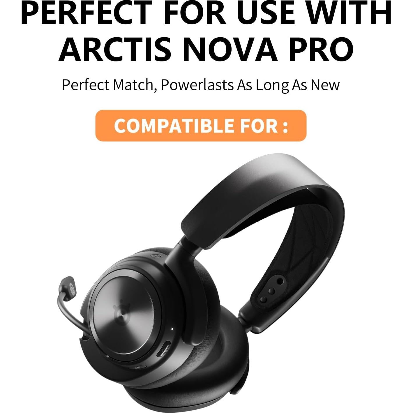 Paquete de 2 Baterías NP-45 700mAh para Auriculares Steelseries