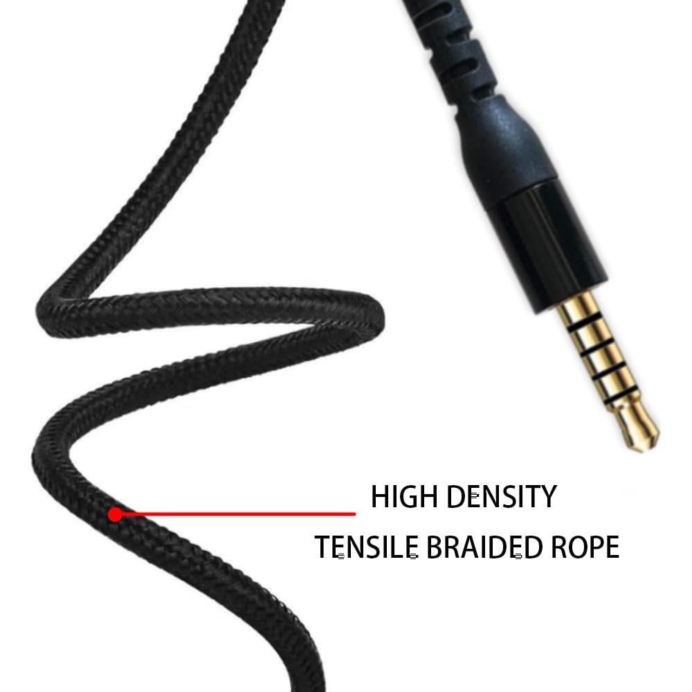 Cable de Audio de Reemplazo CLANMOU para SteelSeries Arctis Nova 7/Pro 3.5mm