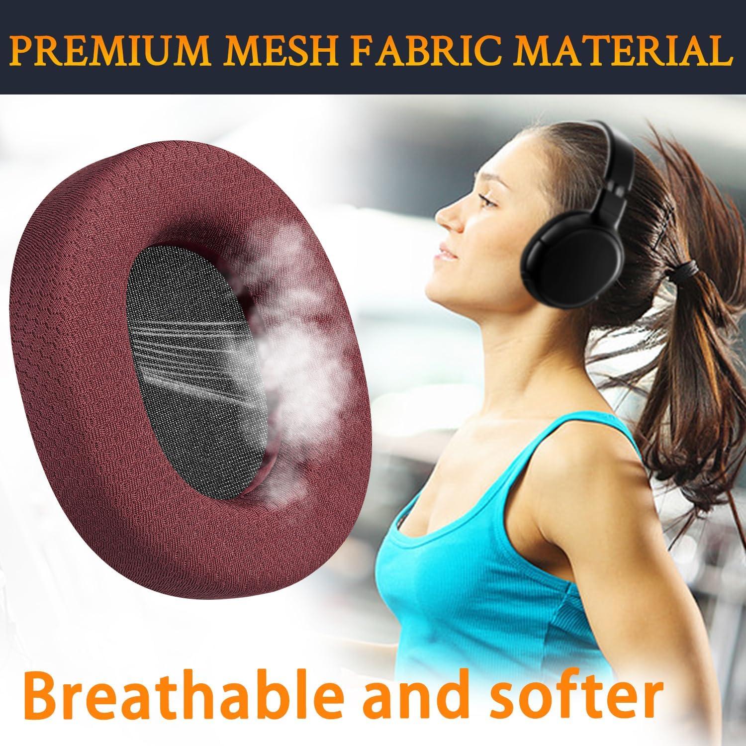 Almohadillas de Repuesto SOULWIT para SteelSeries Arctis 1-9 Pro - Burdeos