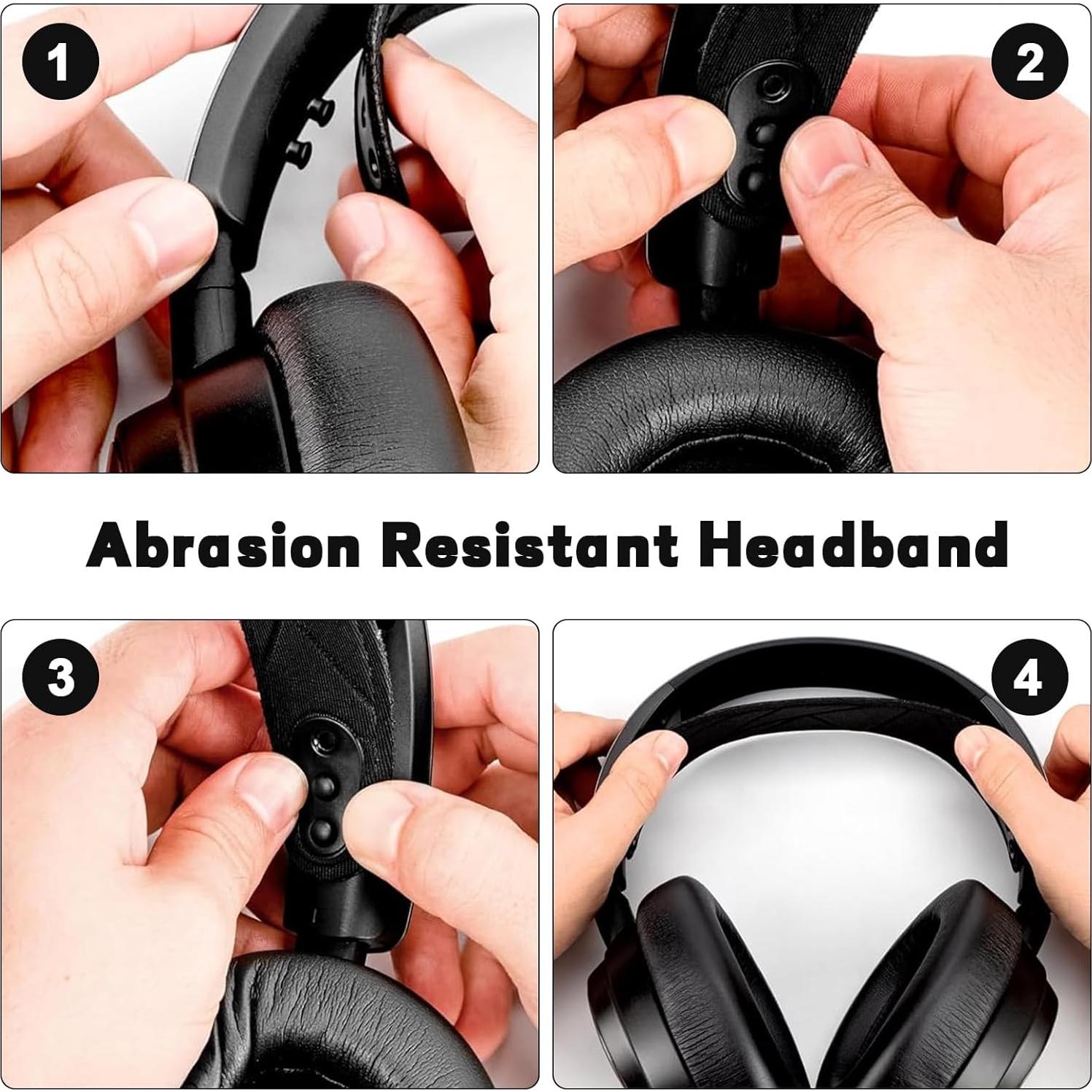 Almohadillas de Reemplazo SteelSeries Arctis Nova Pro Rojo