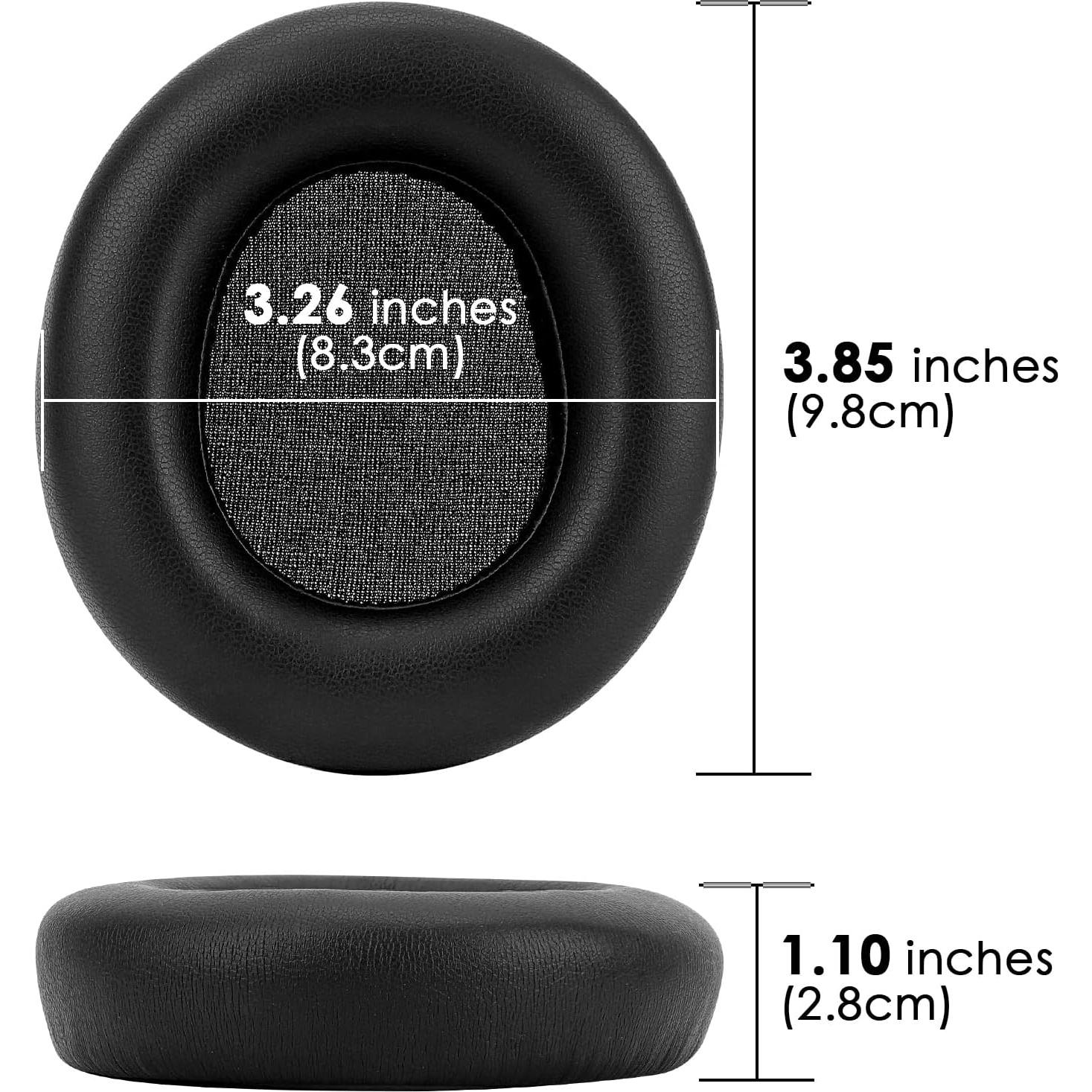 Almohadillas de Reemplazo Linkidea para Auriculares SteelSeries Arctis Nova Pro Inalámbricos - Cuero de Proteína - 2 Unidades