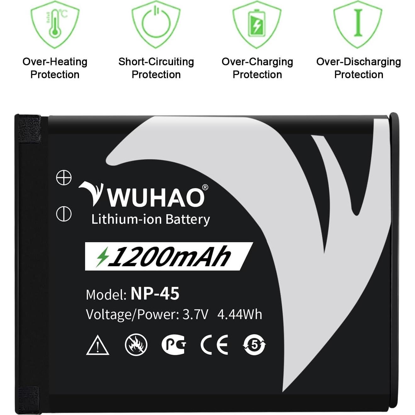 Baterías de Repuesto WUHAO NP-45 para Auriculares Arctis Nova Pro Wireless 1200mAh
