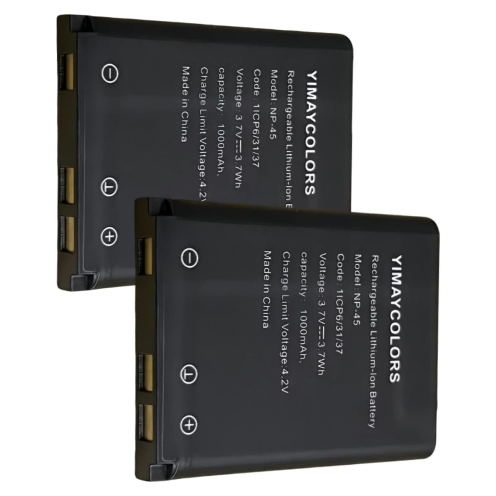 Paquete de 2 Baterías NP-45 YIMAYCOLORS para Steelseries Arctis Nova Pro