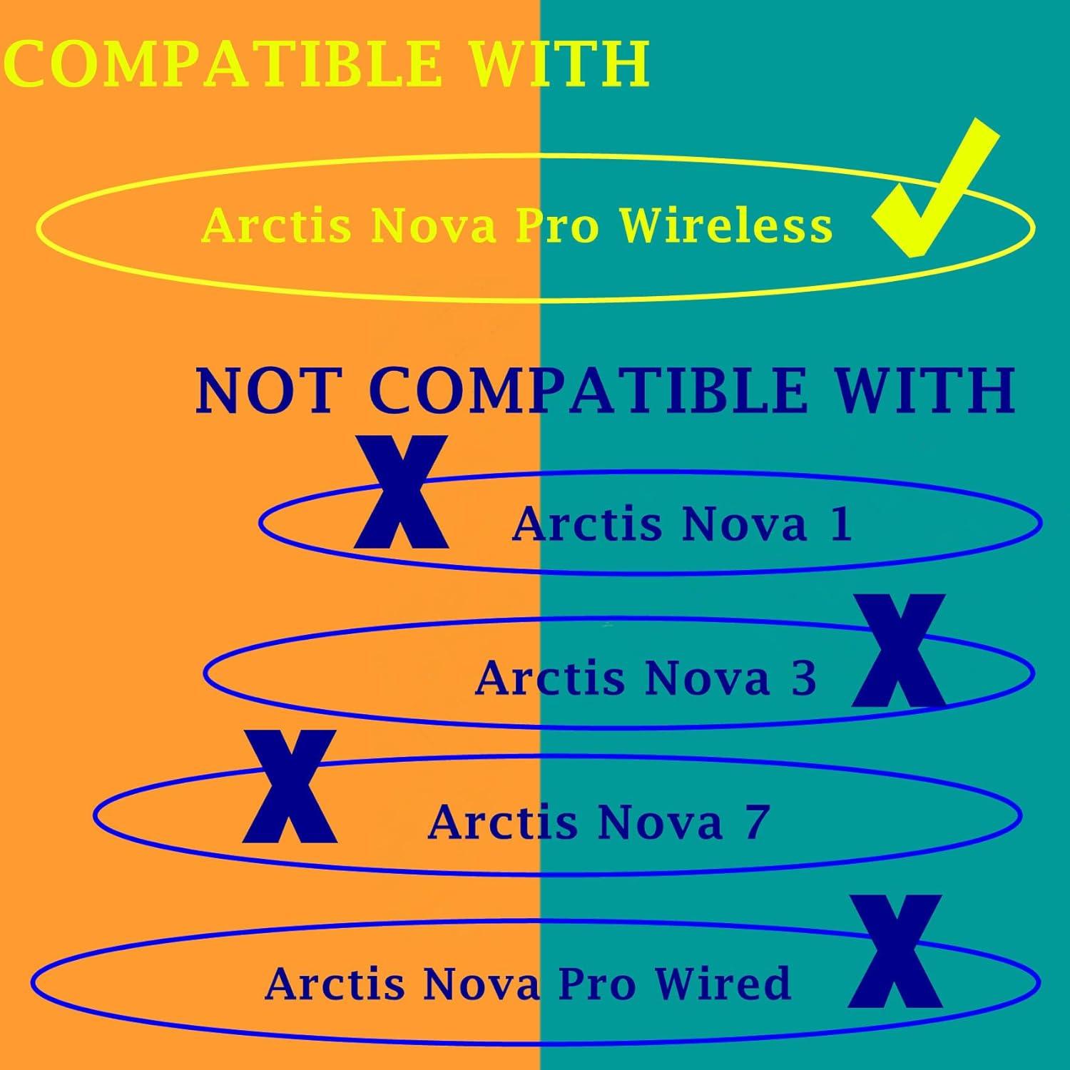 Almohadillas de Repuesto TaiZiChangQin para Steelseries Arctis Nova Pro