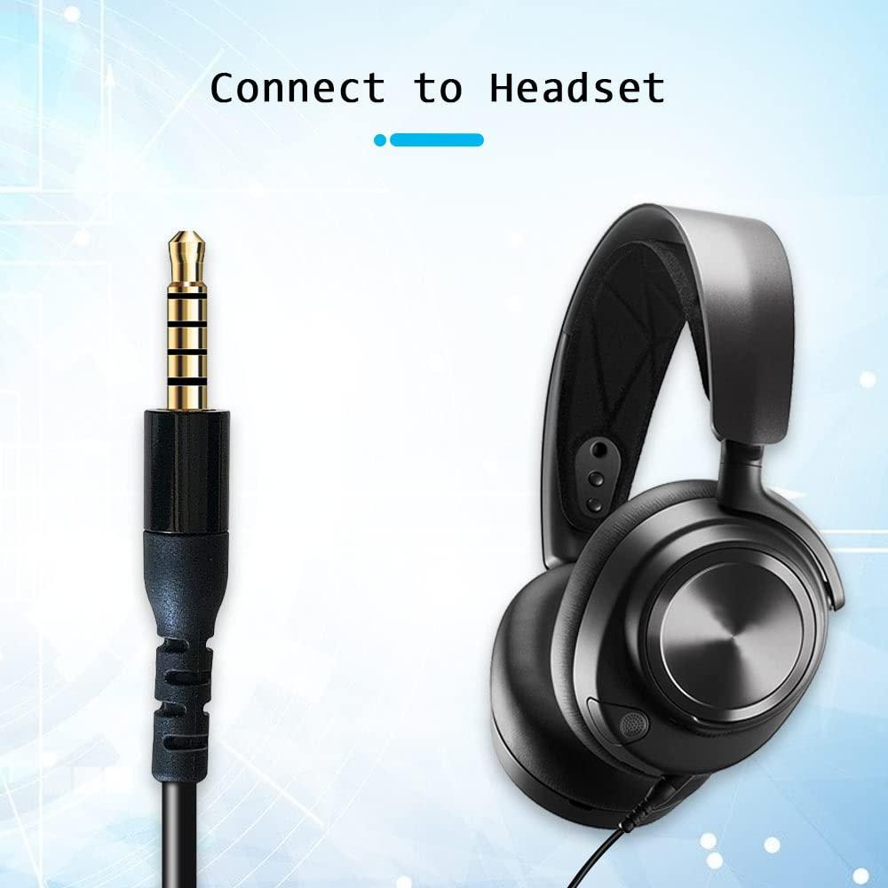 Cable de Reemplazo QJYTH 1.5m para Auriculares SteelSeries Arctis Nova Pro