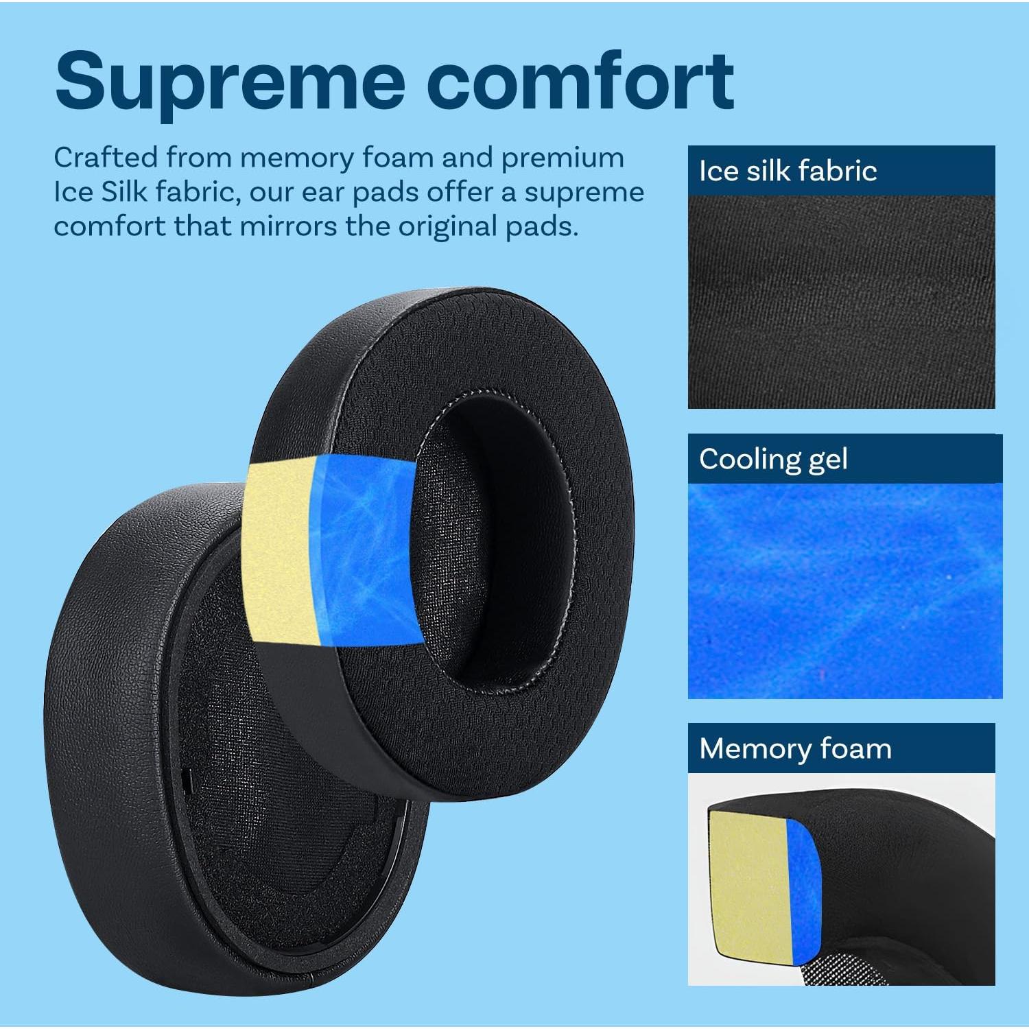 Almohadillas de Repuesto SteelSeries Arctis Nova Pro Gel Refrigerante