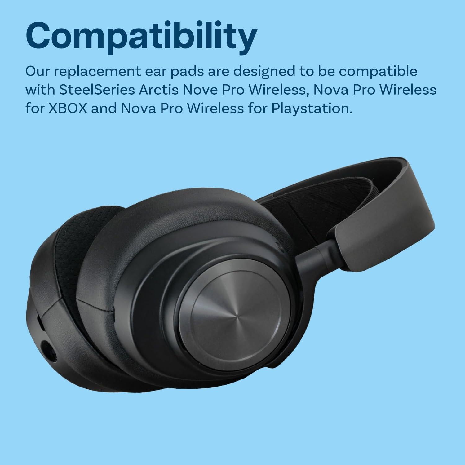 Almohadillas de Repuesto SteelSeries Arctis Nova Pro Gel Refrigerante