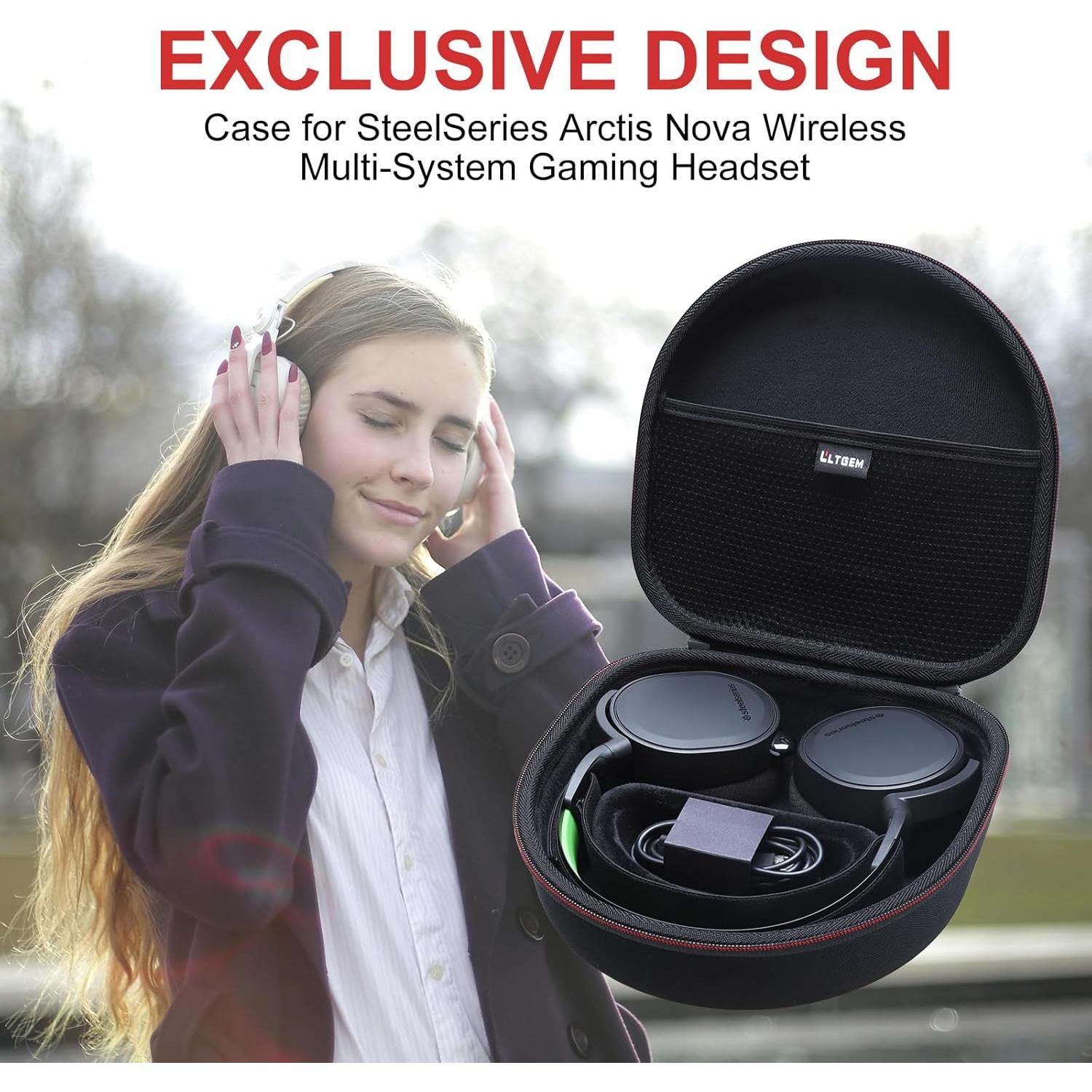 Funda Dura LTGEM para Auriculares SteelSeries Arctis Nova Pro